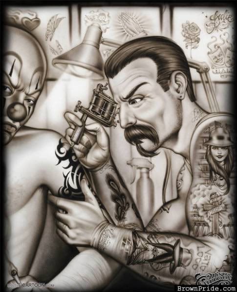 tattoo artist brown pride Image