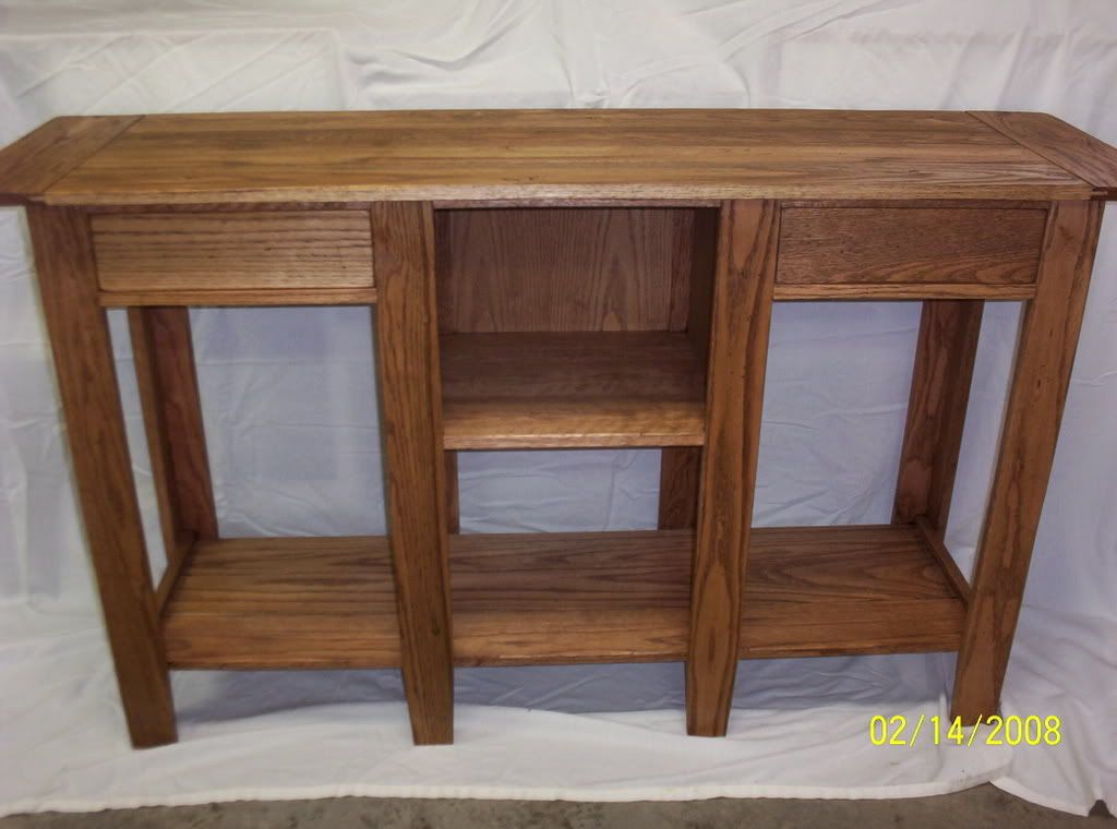 Distressed Sofa Table by ToddE woodworking community