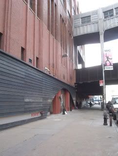Hausdurchfahrt der High Line
