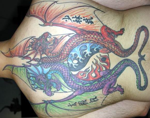 Animal Tattoos With Dragon Tattoo Body Designs,Japanese Tattoo,Dragon Tattoos