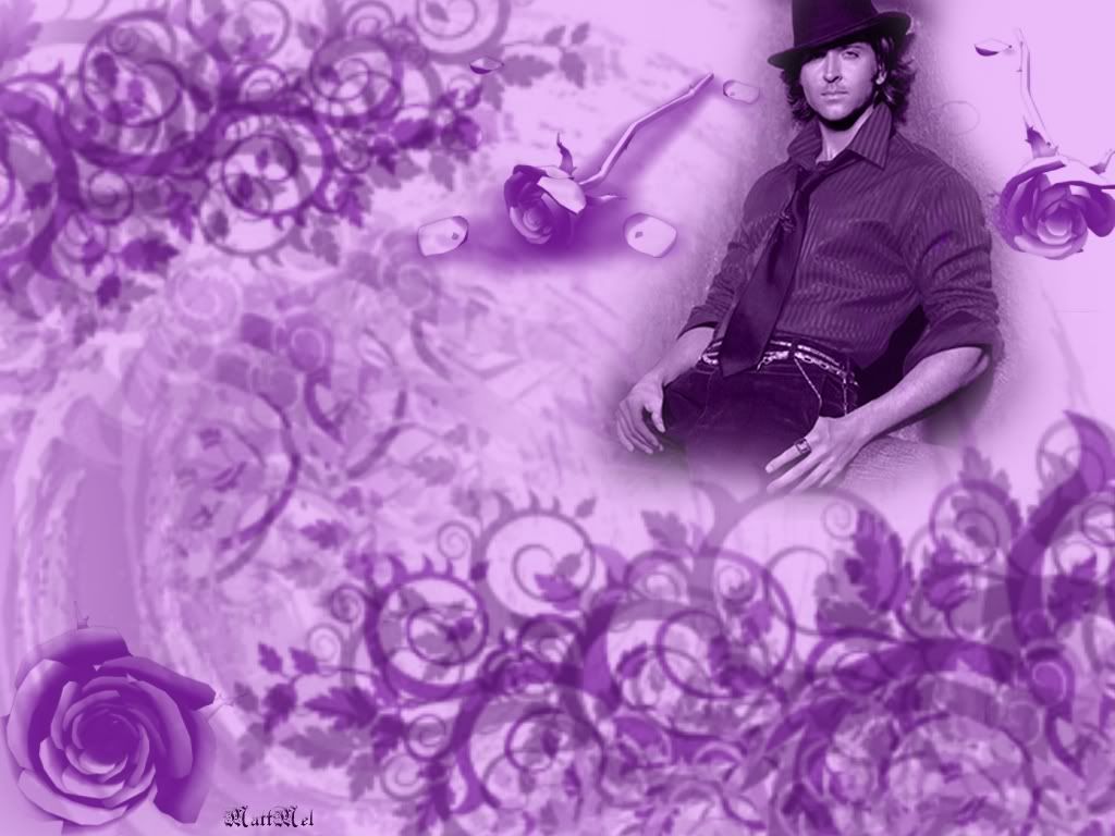 Hrithik Violet Wallpaper