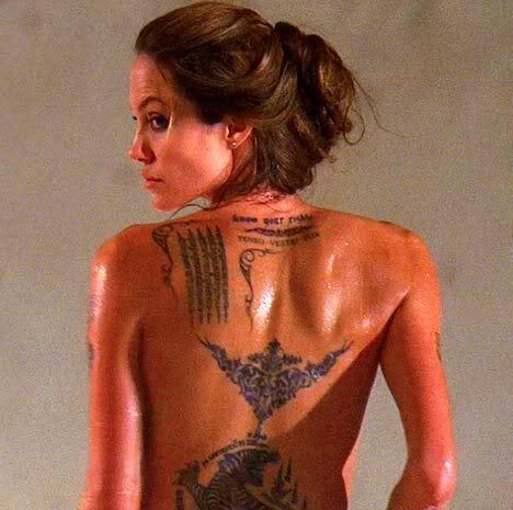 Angelina Jolie Tattoos Movies General