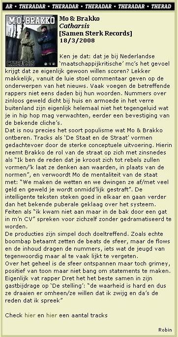 M.O. & Brakko -catharsis recensie the boombap.nl