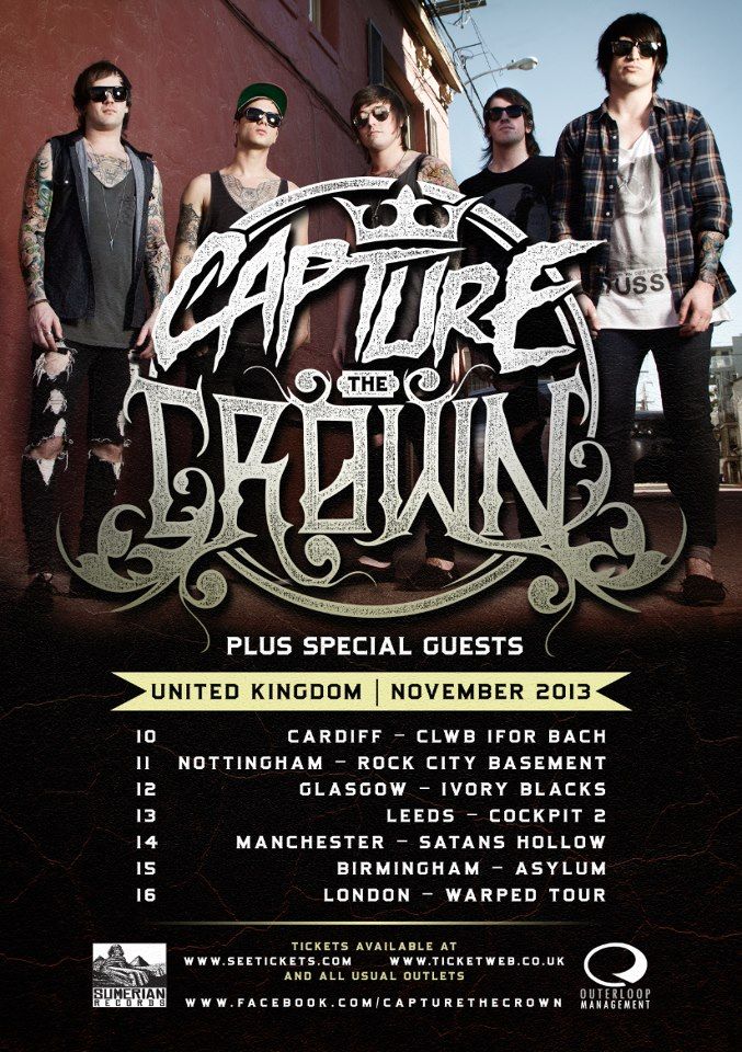 NEWS: Capture The Crown announce dates of headline UK tour in November ...