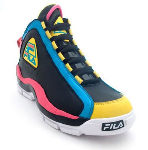 fila grant hill shoes. They shoes will come with an old school pinstripe Fila backpack. The OG colorway will be limited to 36 pairs worldwide, while the others will be more