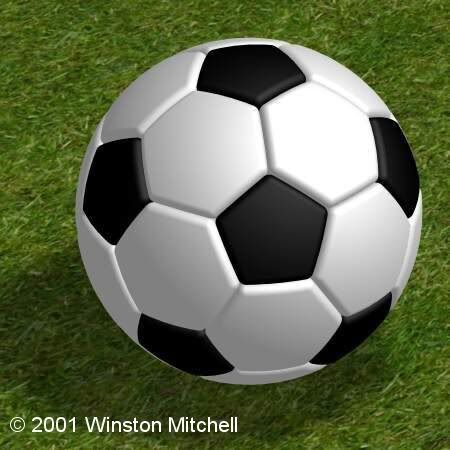 A soccer ball