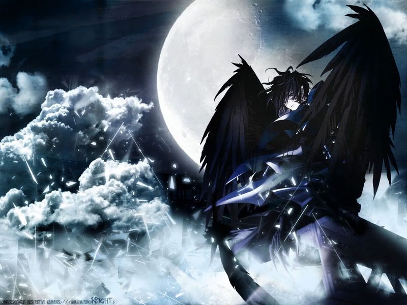 anime boy angel wallpaper. Race: Dark Angel