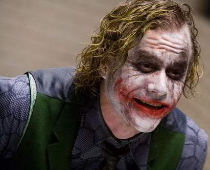 Dark Knight - Heath Ledger is the Joker.