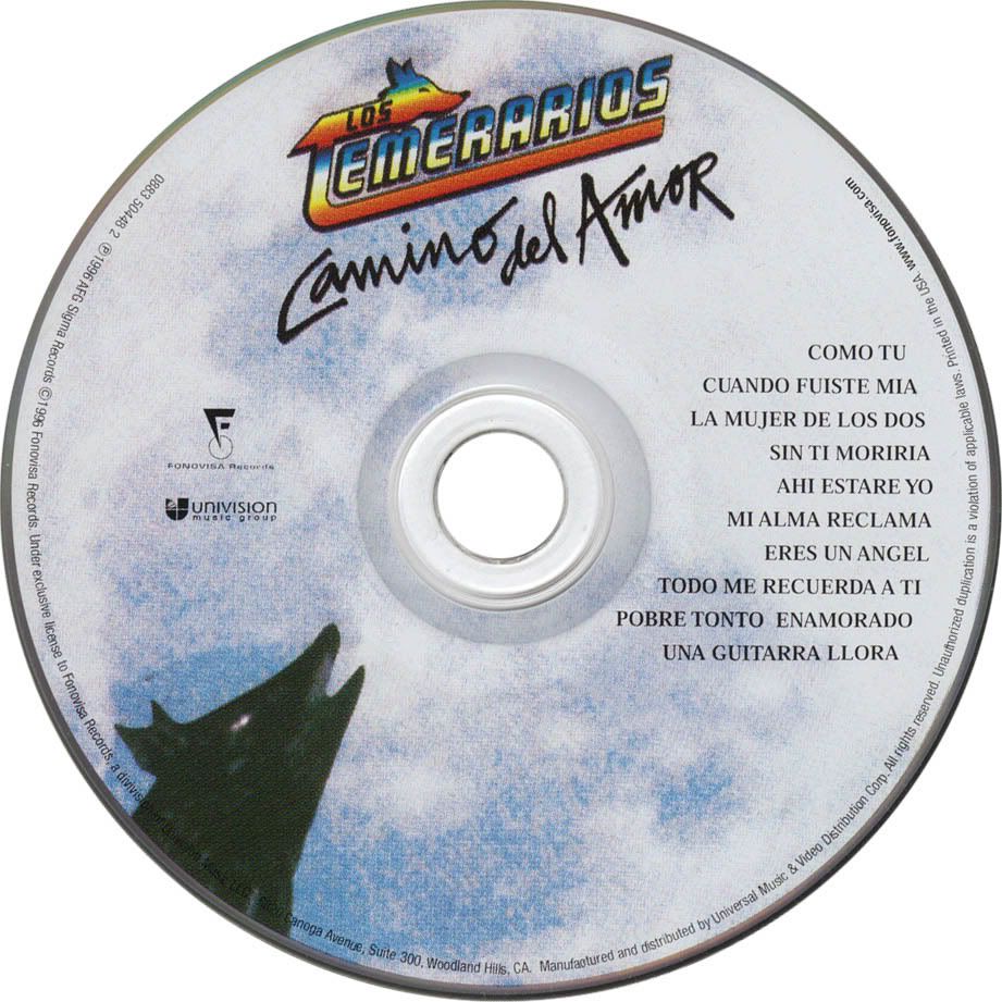 LOS TEMERARIOS CAMINO DEL AMOR CD Photo by cdlabels2007 Photobucket LOS TEMERARIOS CAMINO DEL AMOR CD Photo by cdlabels2007 Photobucket