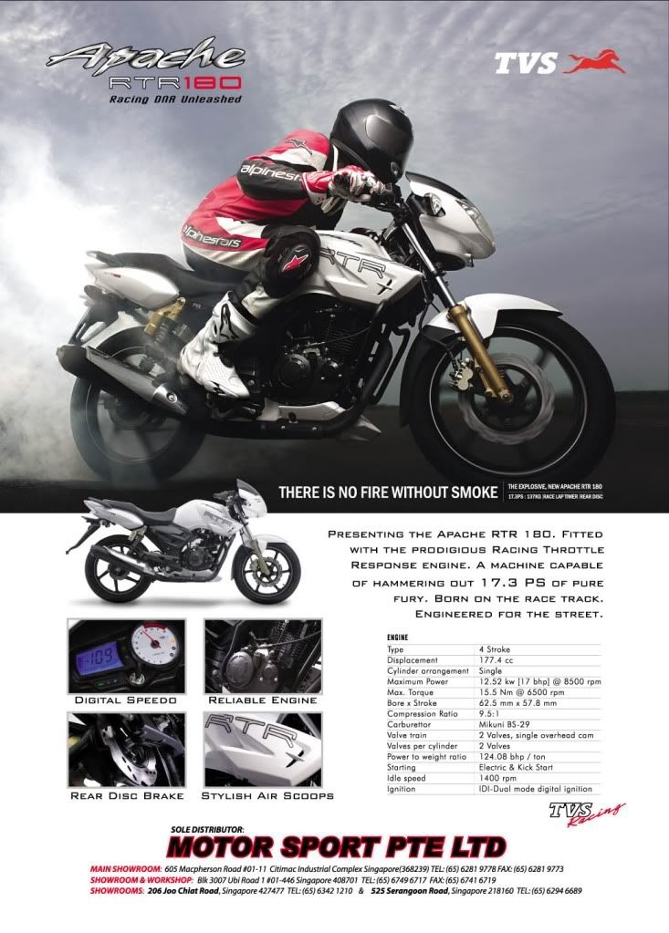 apache 260 new model