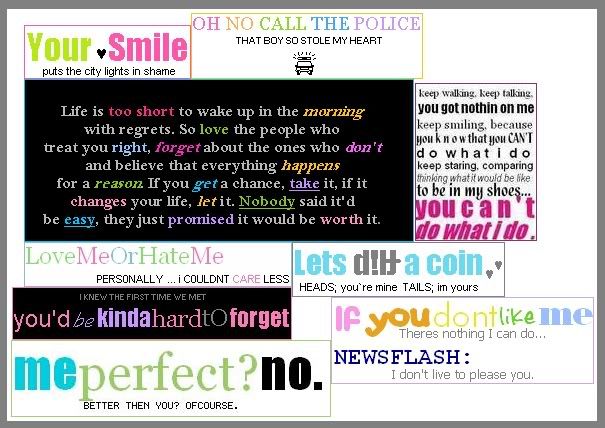 Myspace Graphics middot; sayings