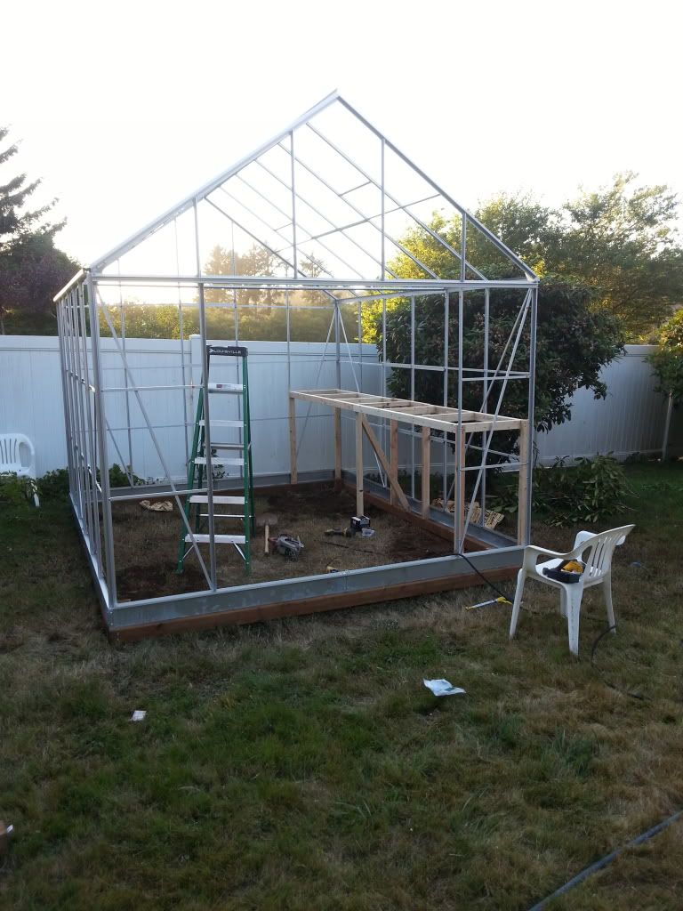 Oregoncp's 10x12 Harbor freight greenhouse adventures