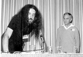 Junto a Jack Kirby, ComicCon San Diego, 1980