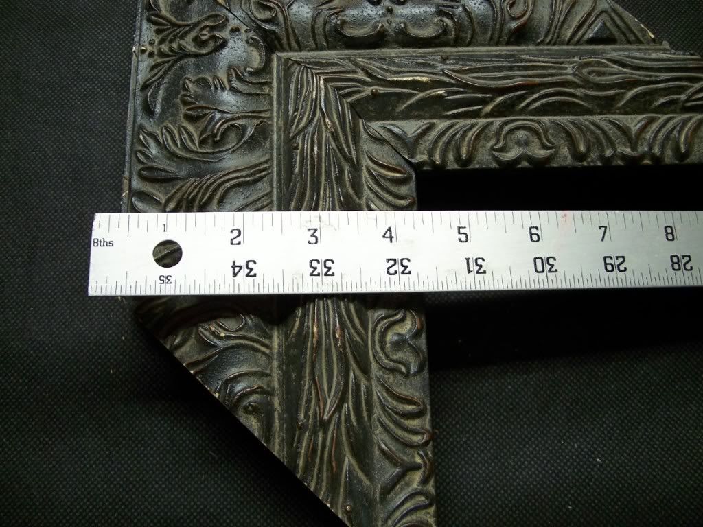 NEW antique wide wood ornate picture frame moulding
