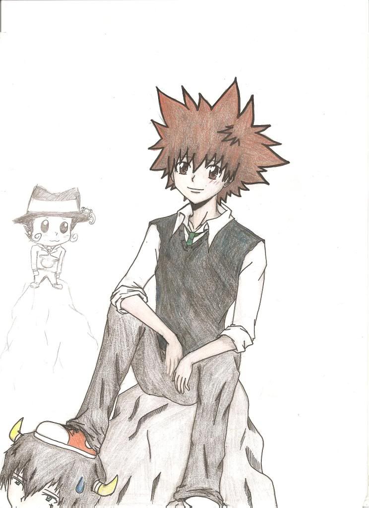 sawada tsunayoshi,sawada tsuna,Katekyo hitman reborn