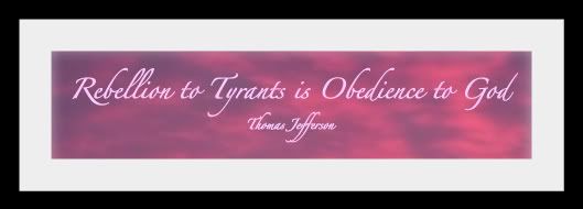 resistance to tyrants is obedience to god photo: Thomas Jefferson sunset1-1.jpg