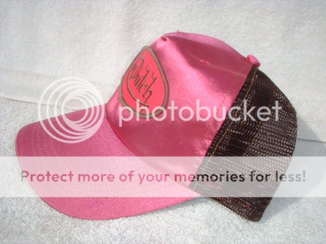 von dutch vintage trucker hat cap magenta satin nwt nr this auction is