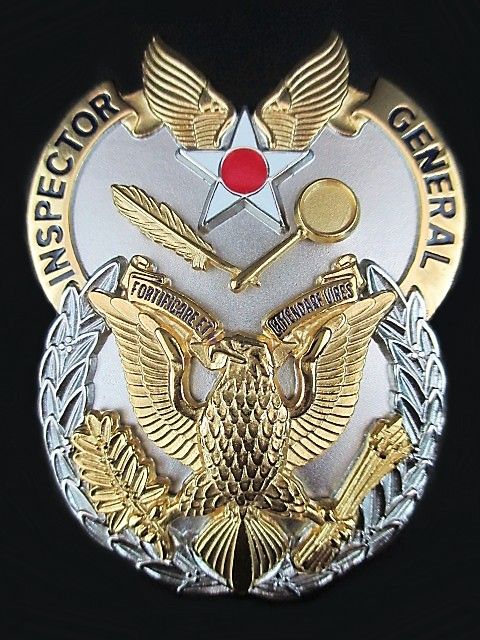 SCARCE U.S. AIR FORCE INSPECTOR GENERAL IDENTIFICATION BADGE MEDAL | eBay