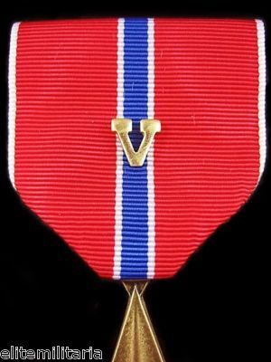 GENUINE U.S. BRONZE STAR GALLANTRY MEDAL WITH V VALOR DEVICE FOR COMBAT ...