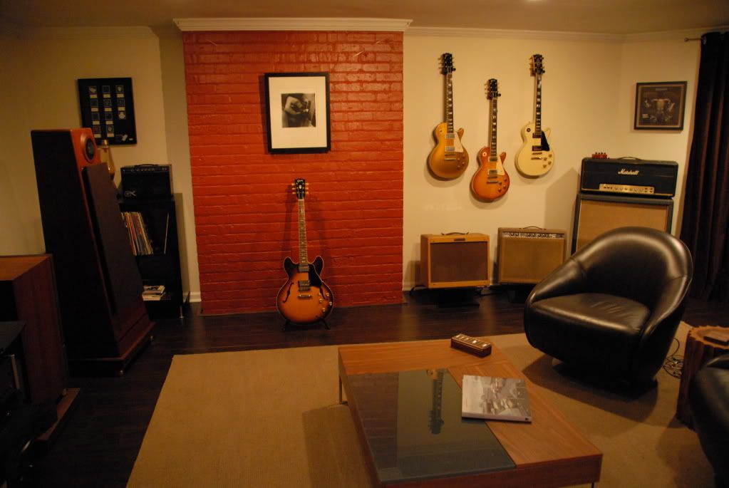 guitar rooms basement cool studio decor practice band guitars rehearsal space need chairs man cave football storage tgp fav member