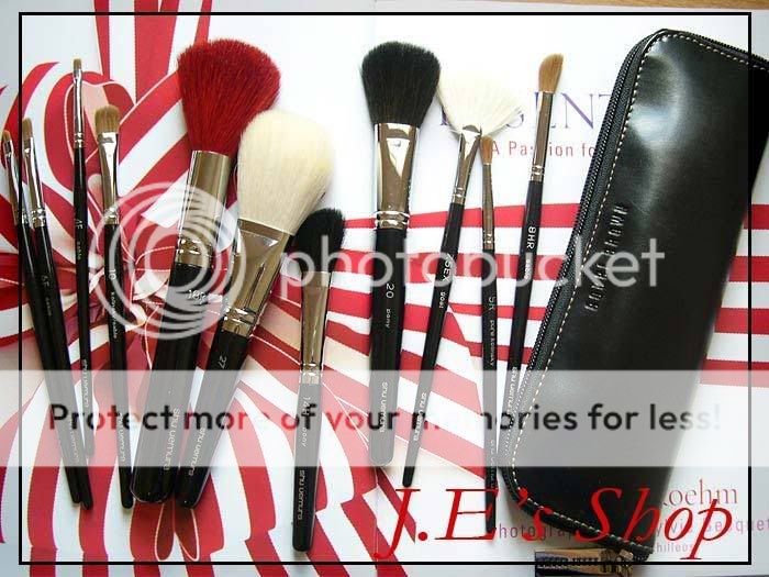 11pcs Shu Uemura Brush Set w/BB Brush Case ($515 Value)  